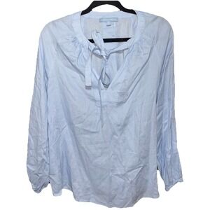 ANTONIO MELANI Light Blue Blouse M EUC